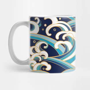 Asian Waves Mug